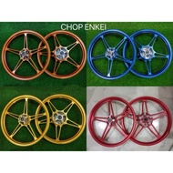 ENKEI FG510 BANGSAWAN Y15ZR Y15Z YSUKU YAMAHA SPORT RIM SUKAN WARNE HYLOS PNP SIAP BEARING 1.6x1.6