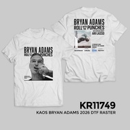 KATUN Bryan Adams T-shirt DTF Screen Printing Raster Cotton White Music Concert T-shirt