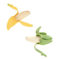 Simulation Peeled Banana Soft Squeeze Squishy Toys Mischief Joke Props Antistress Toys For Children