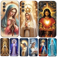 For Samsung Galaxy M16 F16 M36  5G F36 4G  M56 F56 5G Case Silicon Cover tpu case Virgin Mary Jesus 