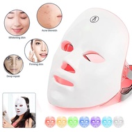 Wireless Facial LED Mask 7 Colors Photon Therapy Beauty Mask Skin Rejuvenation Home Face Lifting Bea