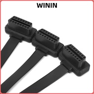WININ OBD2 Splitter Cable, 1 To 3 Port ABS OBD2 Extension Cable, Universal 48cm/1.57ft Individual Po