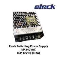 Elock Switching Power Supply PSU 12V DC Access Control Power Supply SMPS for EM Lock Door Access CCT