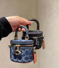 全新Coach蔻馳女包 Trail小盒子香布蕾Outlet原廠正品