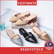 Footmate Women Low Heels Shoes Women Flat Shoes Women Flat  Sandal  Kasut Perempuan Kasut Wanita