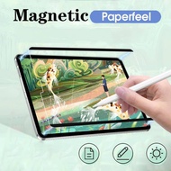 For Honor Pad V8 Pro 9 X8 8 7 X6 6 9.7 12 12.1 inch Matte Removable Magnetic Paper Like Film Anti-Fingerprints Screen Protector For Honor Tablet V7 Pro V6 MagicPad 10.4 11 13 inch