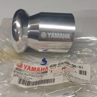 New Silver Pipe End For Model FINO Genuine Center YAMAHA Code 4D0-E4799-Q6-SI