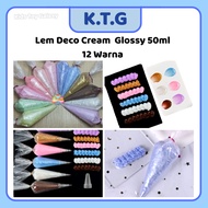 Glue Deco Cream GLOSSY Size. 50 12 ColorML | DIY DIY DIY | Girls Toys