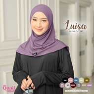 HISTYLE - Luisa Hijab Sport by Quail Hijab Bergo Sport Non Ped Sports Hijab Sport Jersey Hijab Jerse