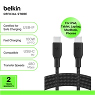 Belkin CAB014bt BoostCharge USB-C to USB-C 100W Cable 2M/3M