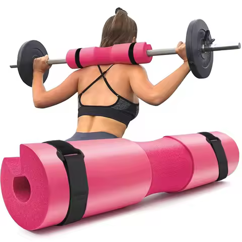 Gym Barbell Squat Pad Foam Shoulder Neck Protector Cushion Anti‑Slip Bar Pad for Hip Thrust Squat We