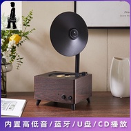 Time Fancier GradeCDMachine Retro Bluetooth Speaker Album Player Cd Vinyl Cd Jukebox