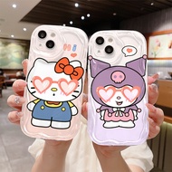 Cute Kuromi Casing For OPPO A58 A5S A16 A12 A3S A17K A15 A38 A94 A17 A18 A74 A7 A78 A15S A52 A12E A7