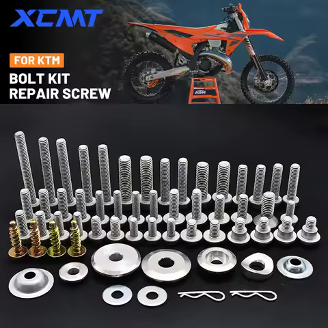 Hardware Bolt Full Plastics Fastener Kit For KTM Husqvarna 125 150 200 250 300 350 400 450 500 530 X