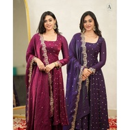 Gown With Anarkali Duppata