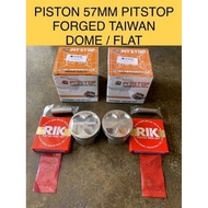 Pitstop Forged Piston 57mm Y15ZR LC135 FZ150 Flat & Dome
