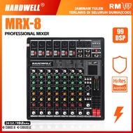 Mixer 8 channel mixer with bluetooth/usb/mp3/48v phantom power, built-in 99 dsp effects