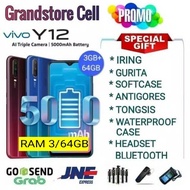 Vivo Y12 Ram 3/64Gb Garansi Resmi Vivo Indonesia -Mmb