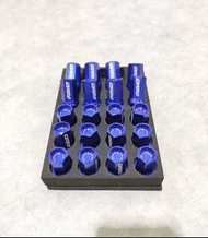 ⚙️🔩 Rays DURA nut set blue 全新車鈴螺絲 🔵🔵