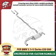 WRAX Exhaust For BMW 2 3 4 5Series G30 G60  Stainless Steel Catback High Performance Exhaust Exhaust