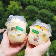 360ml Bobo Cup U-Shaped Fat Cup 250ml Sundae Cup Bobo Cream Cake Cup Bobo Milk Tea VOZJ
