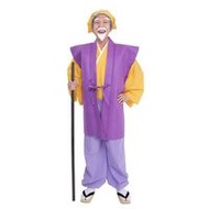 和風角色扮演服裝／造型服【黃門大人】男士適用，身高可達180cm，聚酯纖維材質。適合各種活動、萬聖節、派對等場合。