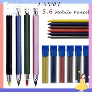 LA Mechanical Pencil, Metal Drawing Writing Tool Automatic Pencil, High Quality 5.6mm 2B/4B/6B/8B Pe