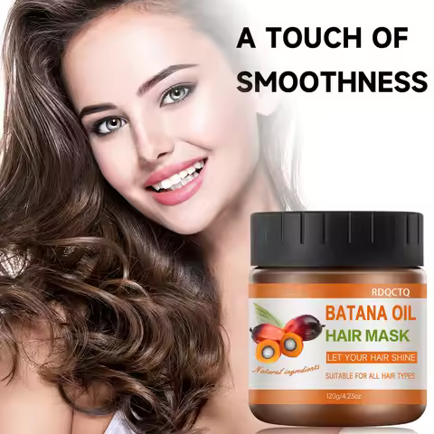1​20G Batana Oil Hair Mask - Natural Shine Enhancer & Deep Nourishment Treatment for All Hair Types 