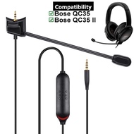 Replacement Cable For Bose Quiet Comfort QuietComfort QC 35 II QC35 QC35II Headphones With External Microphone Mic Mute Switch