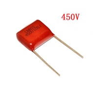 10PCS 1uF 450V CBB Polypropylene film capacitor pitch 15mm 105 450V 1uF