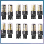 (UDOP) 12Pcs Super Bright Canbus T20 7440 W21W Wy21W 144-Smd Reverse Light Turn Signal Light Error F