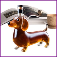Liquor Bottles Glass Liquor Bottle Dachshund Dog Shape Housewarming Wedding Decanter Decoration Wine