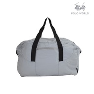 Polo World  กระเป๋าเดินทางพับได้โปโลเวิล์ด Foldable Travel Bag Pastel Gray  ( PW-TA97110 )