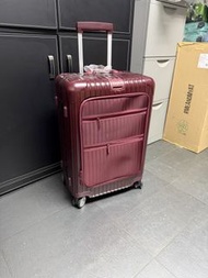 Brand new 24”/26” 出口日本( rimowa style )行李箱 酒紅色 鋁合金邊框 aluminium frame /全新 正品正貨  特價 🔍清倉 clearance sale 
