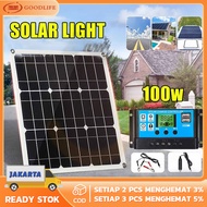 (dalam Stok Dikirim Dari Jakarta)solar panel 100 wp panel surya pembangkit listrik tenaga surya100 w