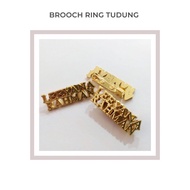 FAREHA Leeyanarahman Minaz Shawlpublika Brooch Ring Customade Limited Edition Pin Tudung Dan Buckle Ring Tudung Borong