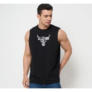 Muscle Cut Bulls Army Camo Muscle Tank Motif