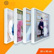 Photo Print + Fiber Block frame Thickness 20 x 30 cm Just Stick the photo print photo Block frame Bl