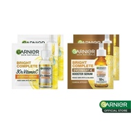 [สินค้าสมนาคุณงดจำหน่าย] Garnier ไบรท์ คอมพลีท บูสเตอร์ เซรั่ม 1.5 มล.x2 +โอเวอร์ไนท์ บูสเตอร์เซรั่ม