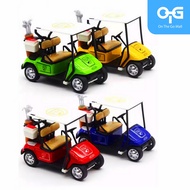 On The Go Mall Mini Golf Cart Metal Pull Back Action Cart 1:36 Scale Golf Cart Pullback Vehicle
