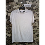 T-shirt Kosong Kain Cotton Putih Hitam T-shirts
