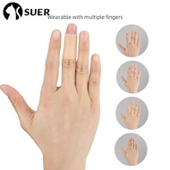 SUERHD Finger Splint Fixed, Breathable Waterproof Finger Guard Silicone Finger Protector,  Resilient Care Tool Adjustable Splint