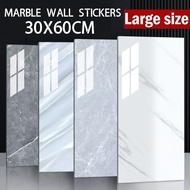 牆壁貼紙30X60CM Kitchen Wall Sticker Waterproof Bathroom Self Adhesive Wallpaper Dapur Wall Paper Kertas