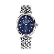 Frederique Constant Classics Art Deco Oval Silver Strap Ladies Watch - FC-200RMPN2V6B - Water Proof