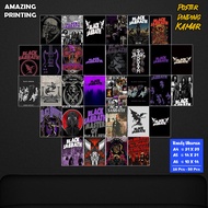 poster dinding gambar black sabbath - poster black sabbath - poster kamar - hiasan dinding - COD