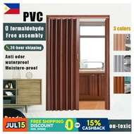 [HOT]Folding Door PVC Suitable For Kitchen Bathroom Sliding Door household Partition accordion Door