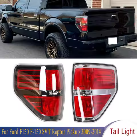 For Ford F150 F-150 SVT Raptor Pickup 2009-2014 Tail Light Brake Lamp No Bulb BL3Z13405B BL3Z13404B 
