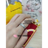 316 Stainless Steel Rings*316不锈钢戒指/ cincin stainless steel 316(SR603)