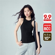 GIORDANO Women Vest Warm Weather Vest Knitted Fabric Vest 05326535