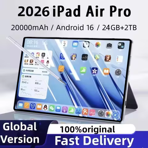 IPad Air Pro 11 inch Global Edition Original Tablet 24GB 2TB Android 16 4K HD 5G Dual SIM Video Call